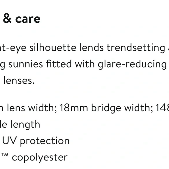 Quay Polarized Cat-Eye Sunglasses in Black Frame with Smoke Lens/ UV Protection - Picture 5 of 5